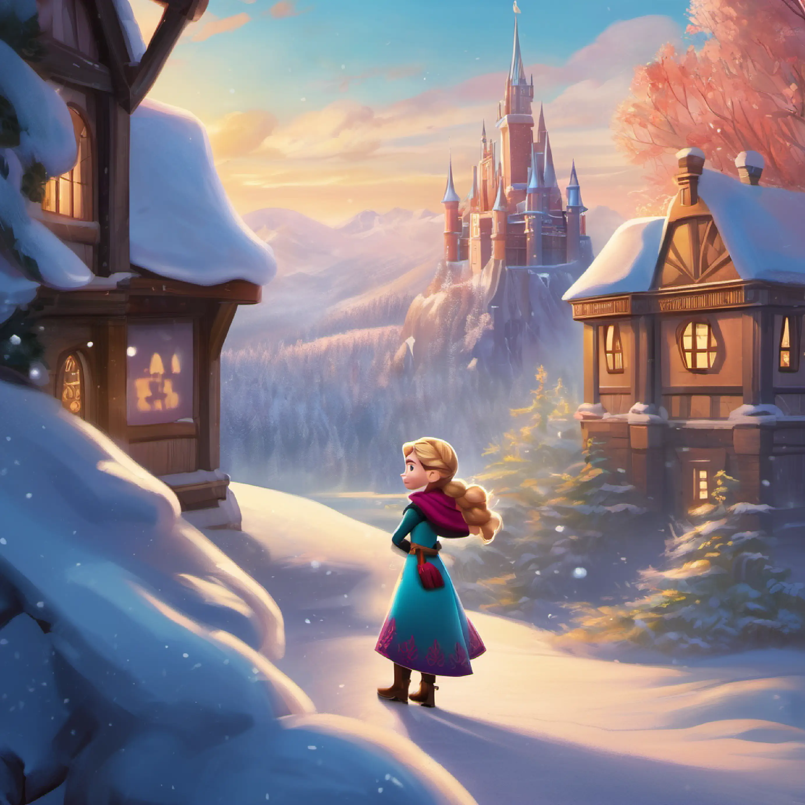 Realizing that love was the key to controlling her powers, Elsa ended the winter and restored summer to Arendelle. She created a small, permanent snow cloud for Olaf to keep him from melting, and the castle gates were opened for good.  Elsa and Anna’s bond grew stronger than ever. They ruled Arendelle together, Elsa with her newfound confidence in her abilities and Anna with her boundless optimism and courage. They shared many adventures, bringing joy and prosperity to their kingdom.