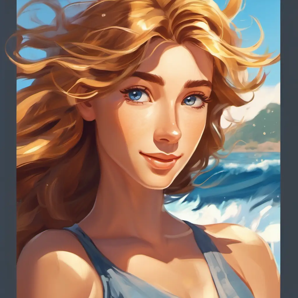 Introduction to Golden hair, blue eyes, skin tanned by the sun, spirited and Dark hair, brown eyes, skin kissed by sea spray, courageous adrift at sea, sunny weather.