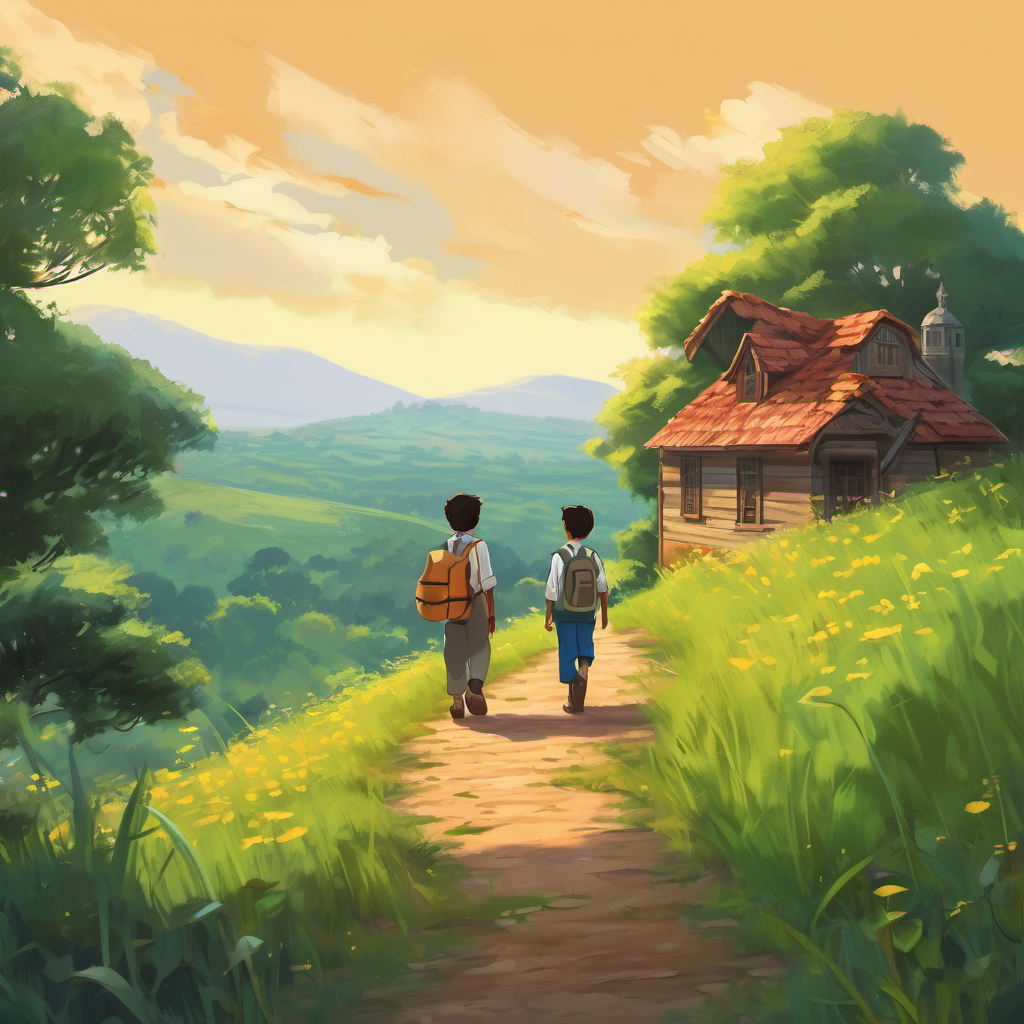 As the two grew up together, they always dreamed of working side by side, contributing their skills to make the world a better place. Little did they know, destiny had a beautiful plan in store for them. One sunny day, as Rahul and Ramesh were strolling through the village, they stumbled upon an old, abandoned building. Curiosity oozed out of them as they pushed open its creaky door, revealing a hidden room full of forgotten musical instruments and painting supplies. This was a magical sight for both of them.