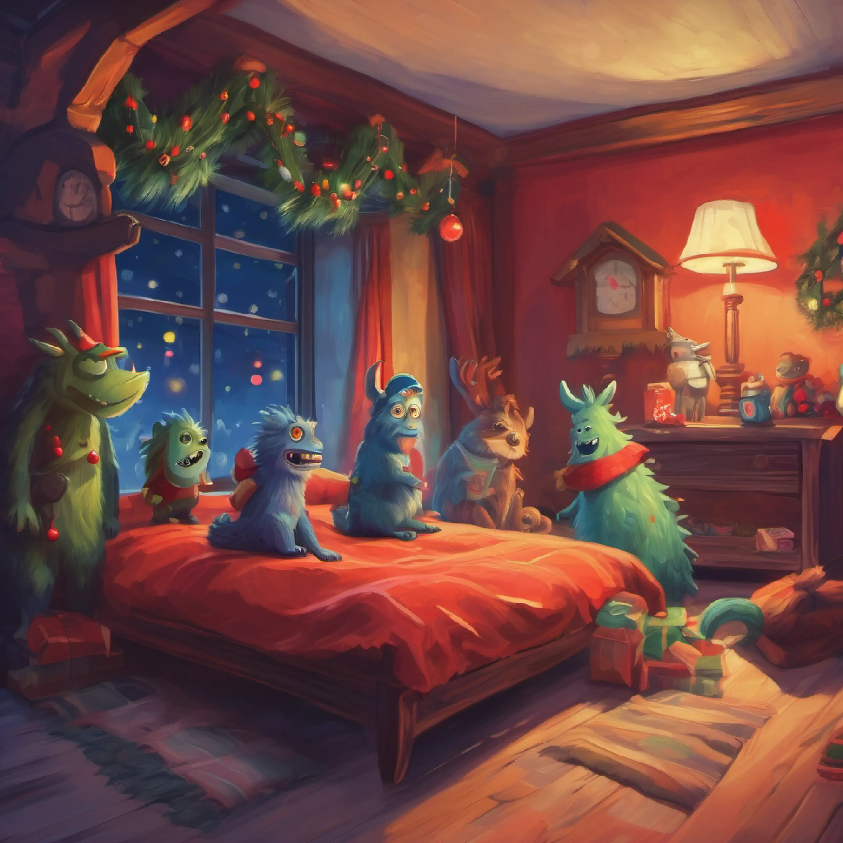 Monsters imagining humans under the bed.