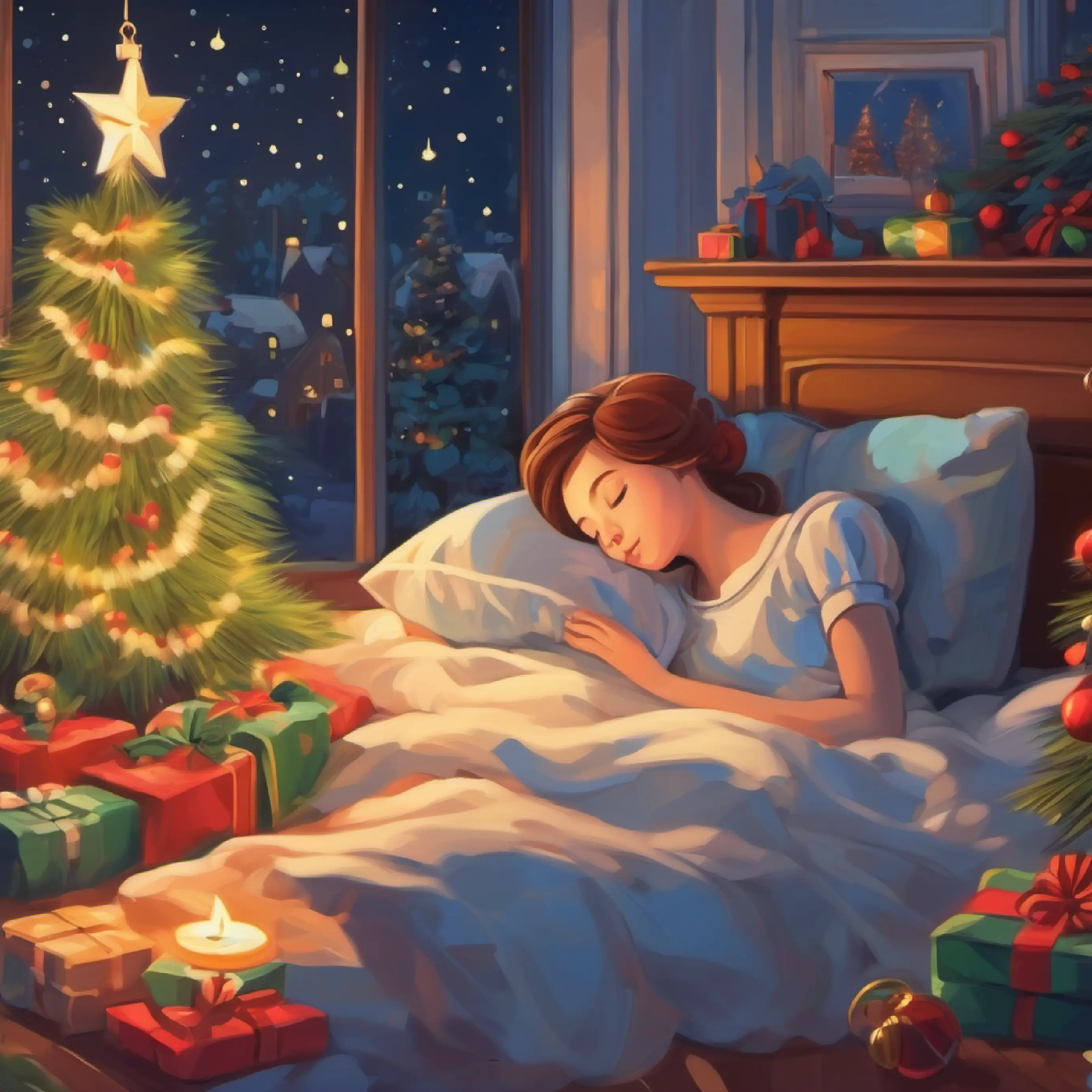 Repeating the routine for peaceful sleep.