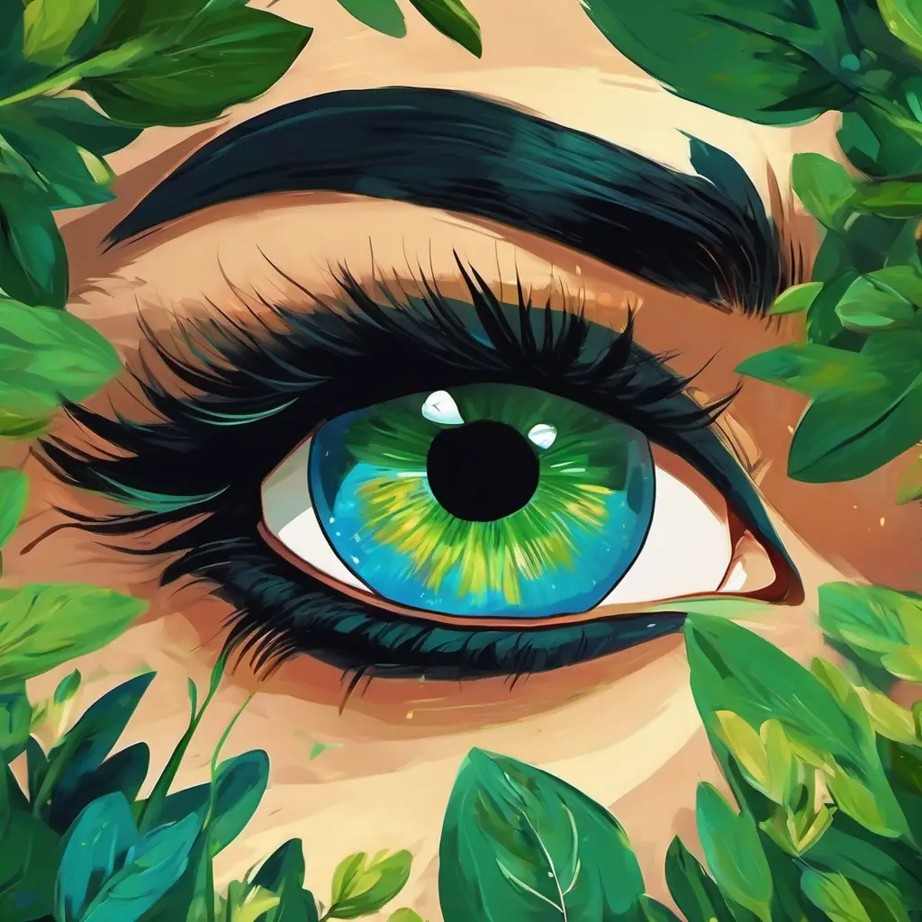 Una imagen de Pelo negro, ojos verdes como la hierba y Alto, pelo castaño, ojos azules como el cielo jugando en un prado lleno de flores.
