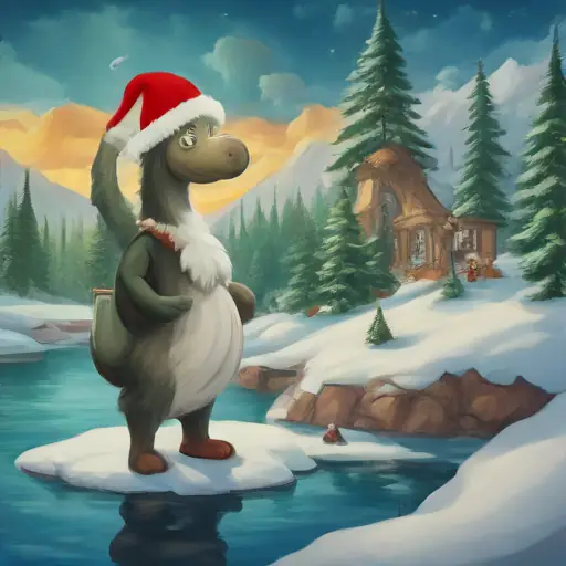 Nessie resolves to help Santa and starts thinking of a solution.