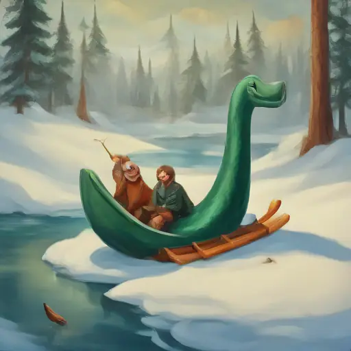 Nessie gets an idea to create another sled, linking it to simple math.