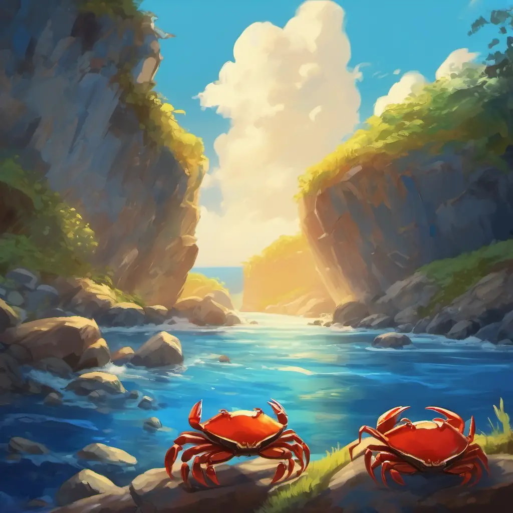 Crabs' directions, mention of Deep Blue Rock, more guidance.