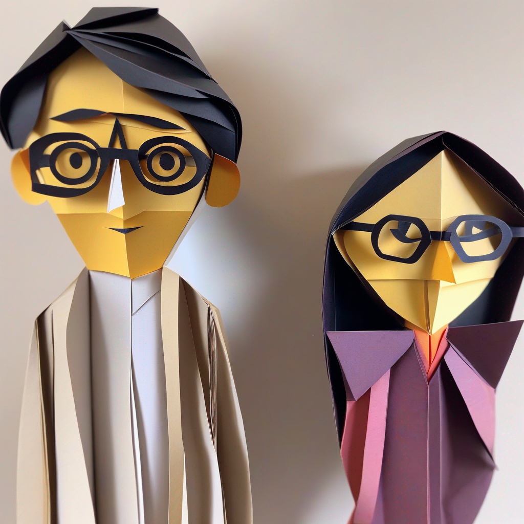 Ankit - Medium height, fair complexion, wearing spectacles. aur Sushma - Tall, dusky complexion, long hair with glasses. ki dosti badhti hai.