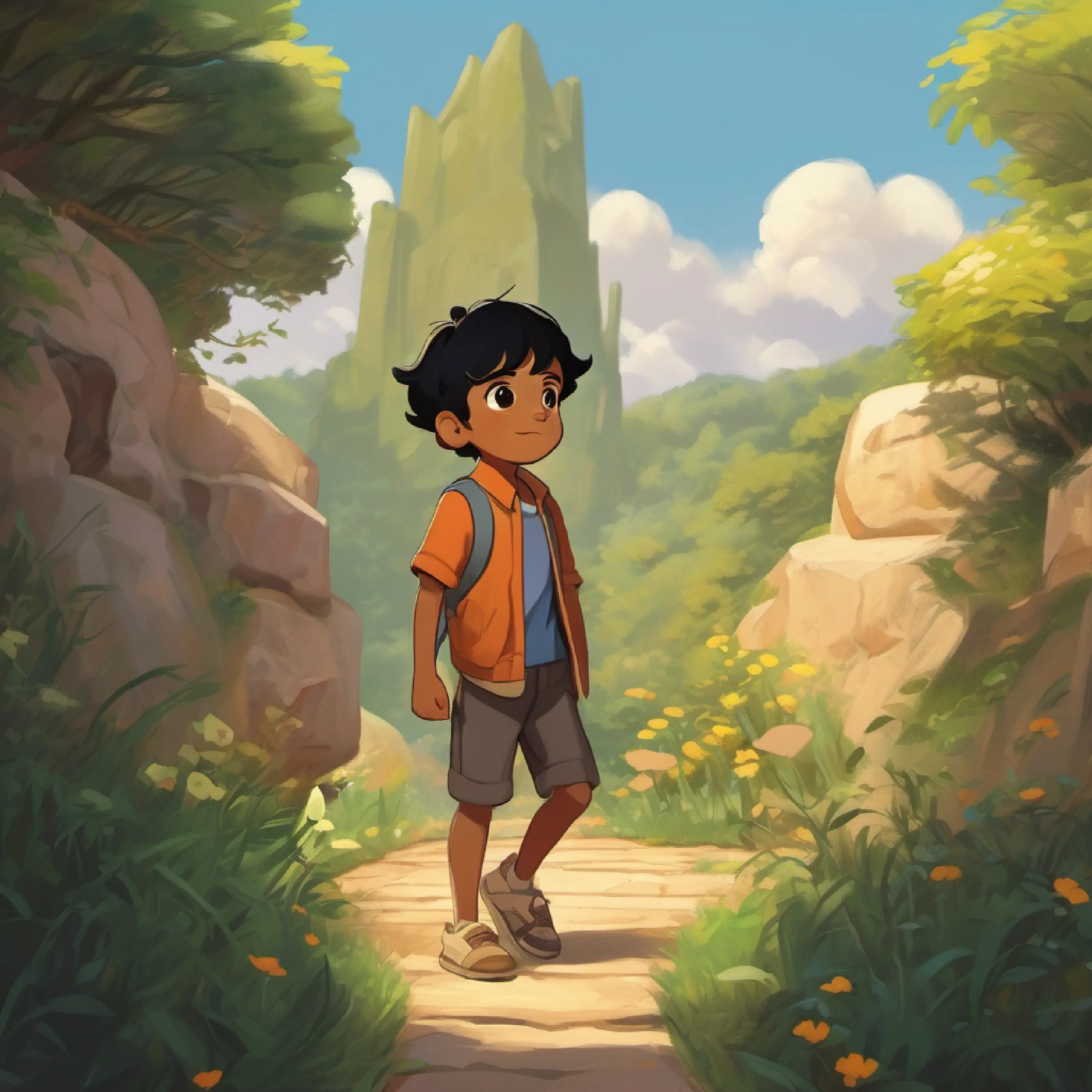 Boog presents Hamza with the first problem: choose a path.