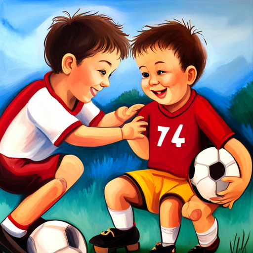 Kind-hearted boy who loves playing football, always wears a smile & Girl with a smile that lights up the room face challenges but trust each other