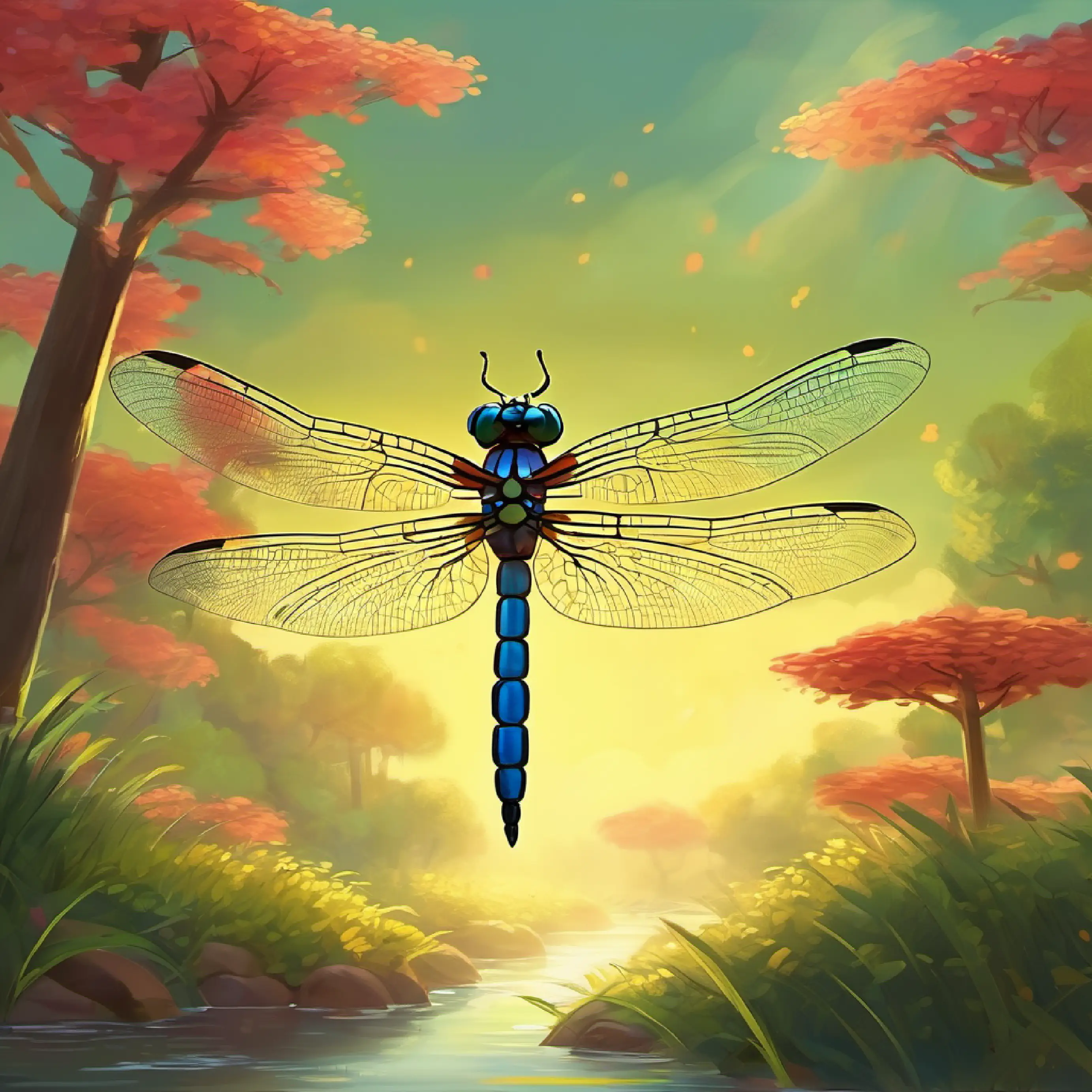 Introduction of dancing dragonfly.