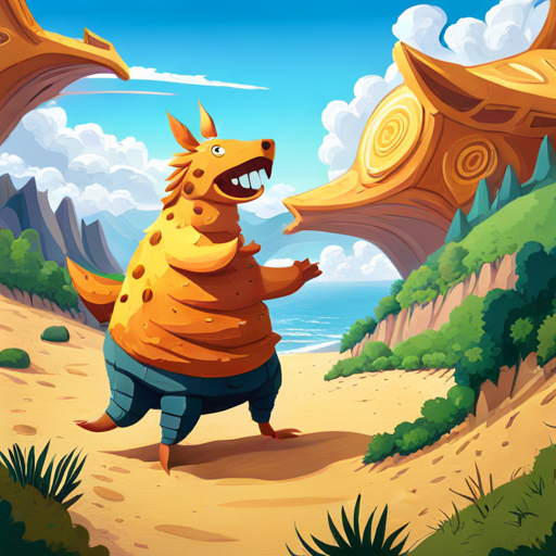 Zog waves, hugs, and blows kisses to a group of people, making them laugh and smile