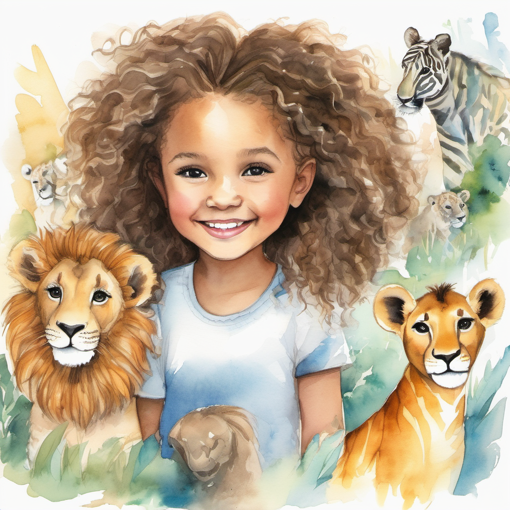 Zara's heart started to dance with excitement. The brochure was filled with images of majestic lions, graceful giraffes, cheeky monkeys, and so many other incredible animals. It felt like a dream come true! Zara's parents smiled warmly; they knew how much their little girl adored animals, and their hearts were bursting with joy in anticipation of the day ahead. Quickly, Zara hopped out of bed and got dressed, feeling the anticipation build inside her like a bubbling volcano. She brushed her teeth, combed her curly hair, and put on her favorite zoo-themed t-shirt. She couldn't wait to explore the magical world of animals.