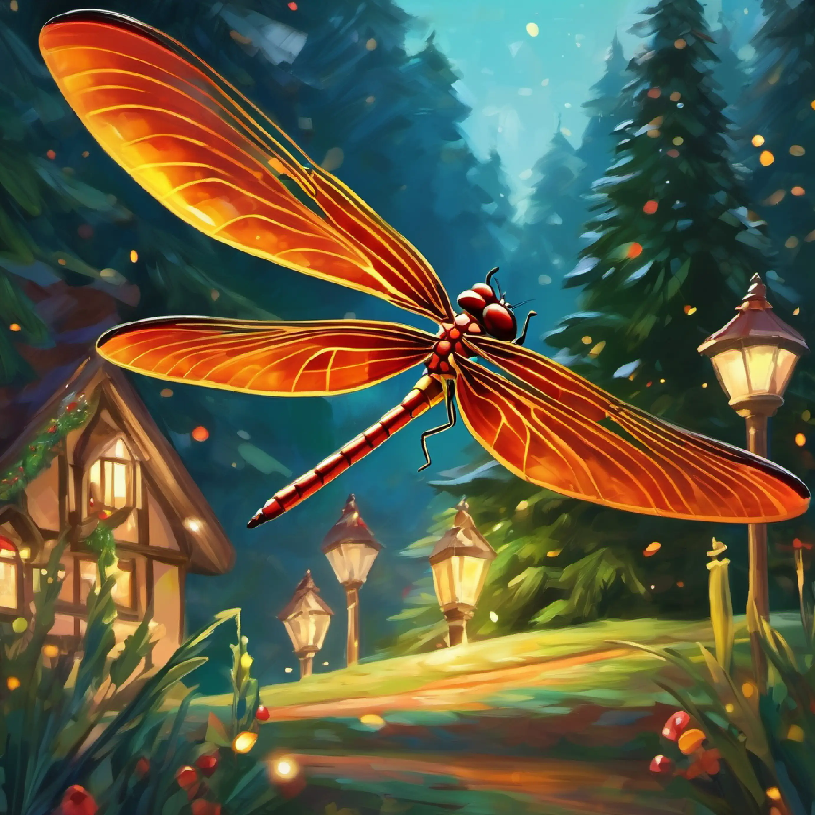 Excitement builds, a potential sighting of the dragonfly