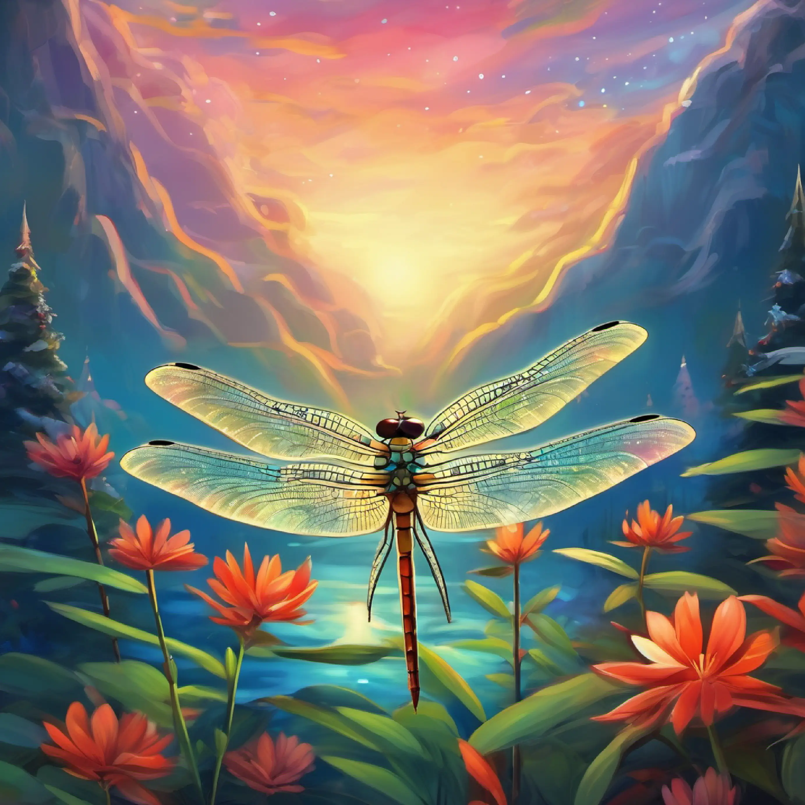 Dragonfly reappears, a magical moment beckons