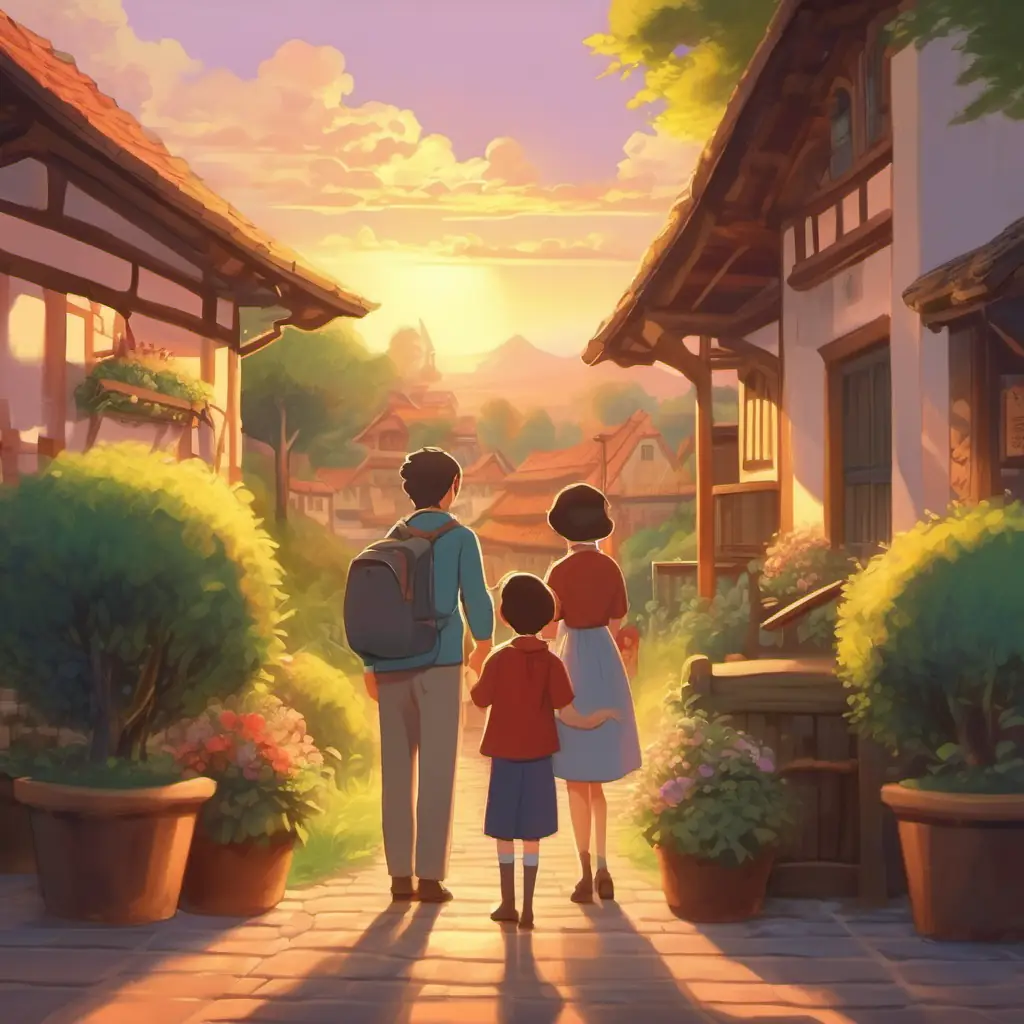 Reunion with parents, celebration, promising more adventures