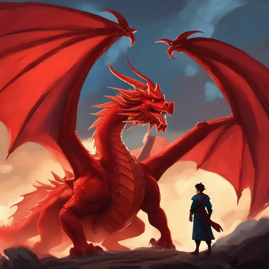 Confrontation with the red dragon.