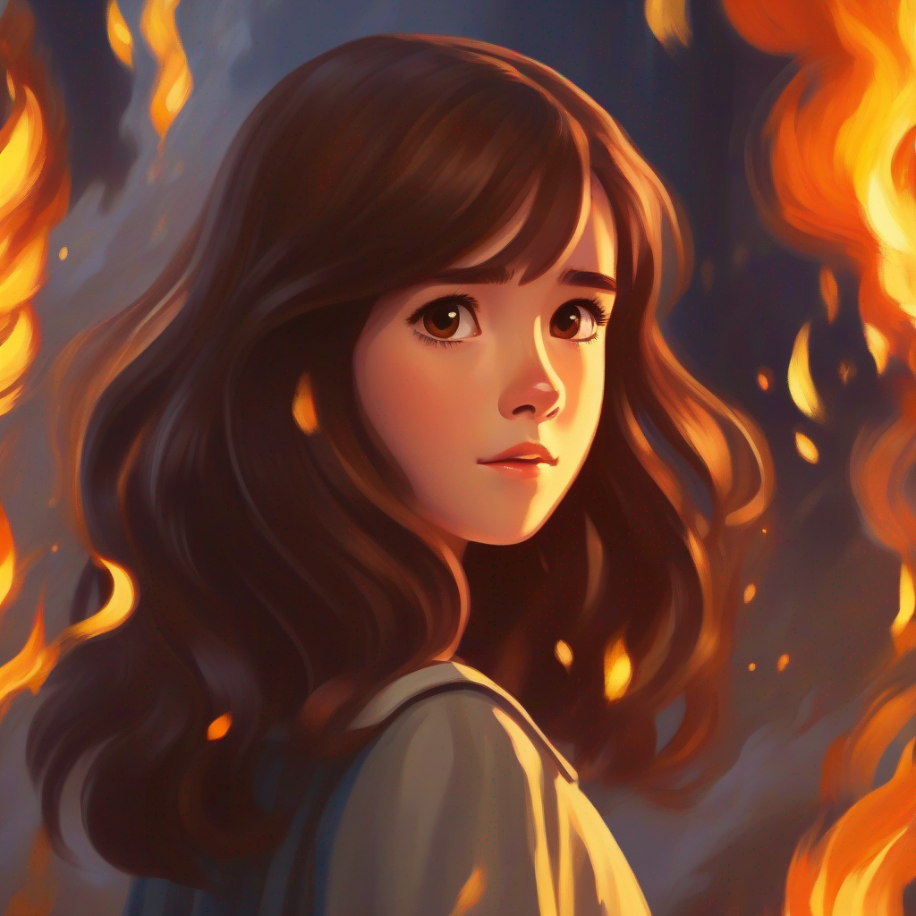 Tragedy strikes as Beautiful girl, brown hair, always hopeful's house catches fire