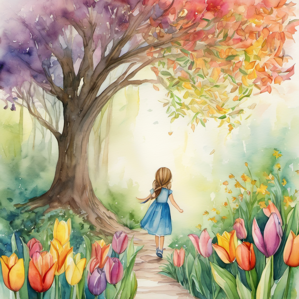 Day by day, Lily spent hours in the Secret Garden, learning about the importance of confidence. The tall oak tree proudly spoke about standing tall, even during the strongest storms, while the trembling fern taught her how to bend and adapt to any situation. The rainbow-colored tulips inspired her to embrace her uniqueness and bloom in her own beautiful way. The most important lesson Lily learned was how to believe in herself. As her knowledge grew, so did her confidence. She realized that just like the garden, she was capable of amazing things. She learned to trust her instincts and never doubt her abilities.