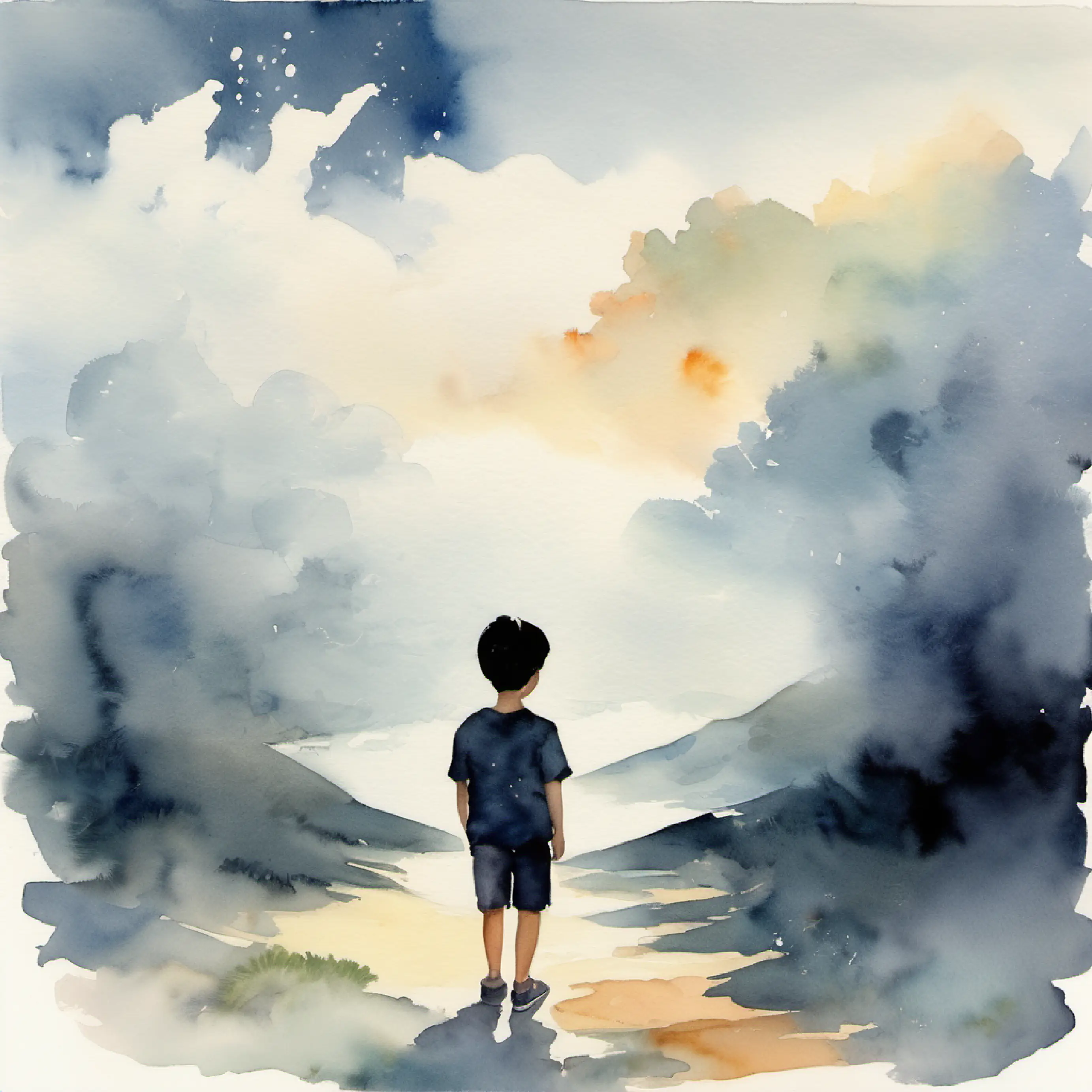 The persistent cloud stays with Lulu, staying silent.