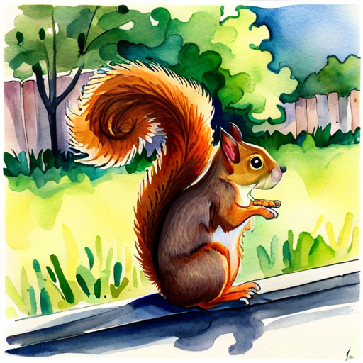 Scamp sees two bigger squirrels