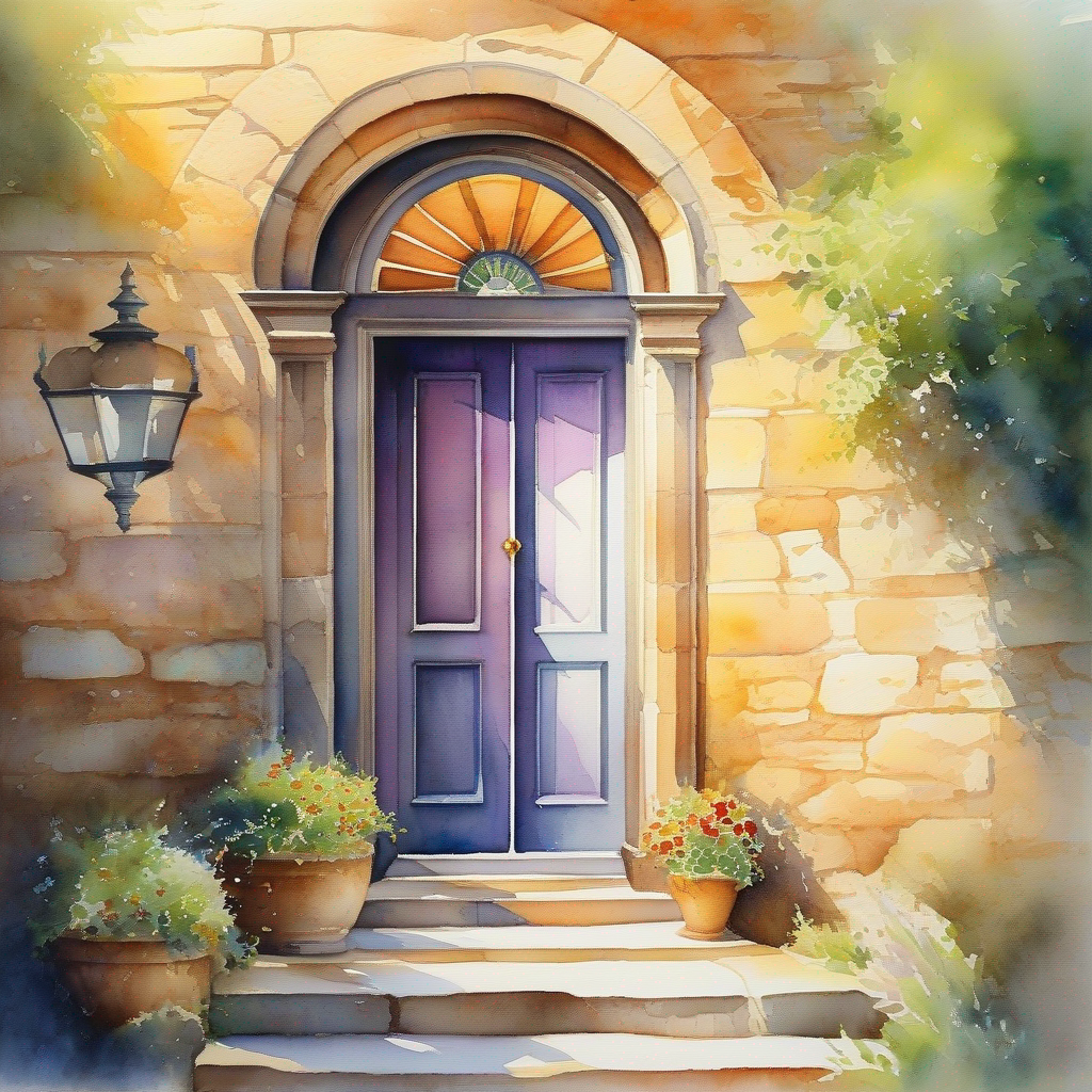 Stone door, riddles, critical thinking, brilliant light