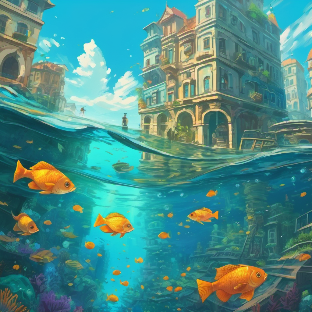 Fish's perspective changes after underwater city discovery