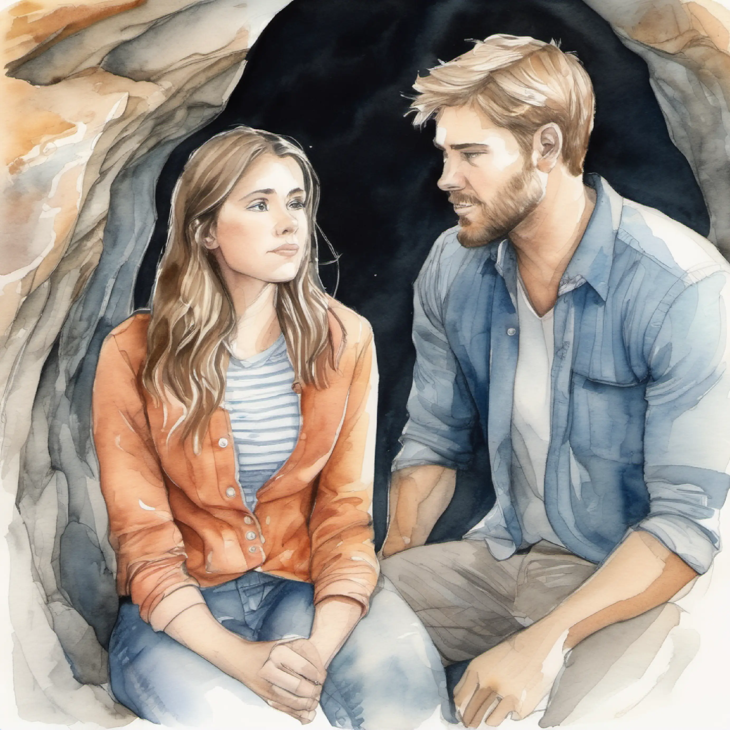 Noah meets Mia and Lucas and suggests finding a secret cave.