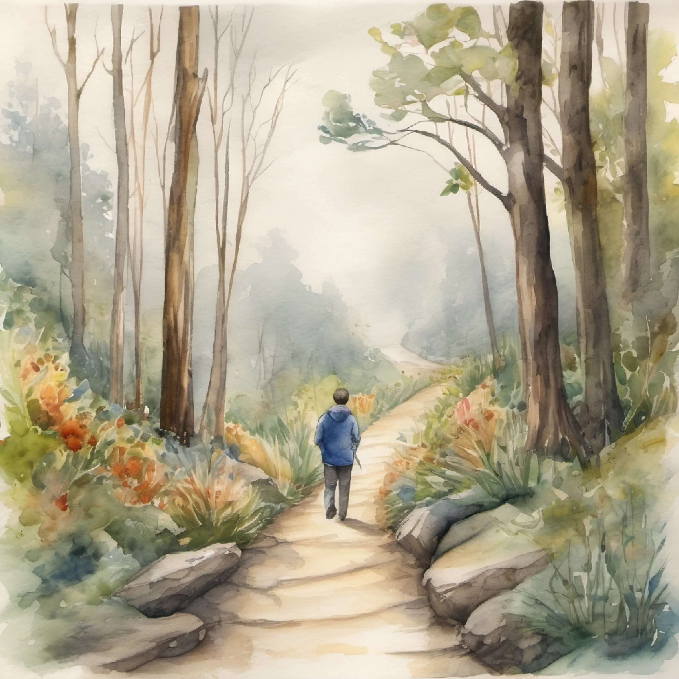 Noah discovers a path and rushes ahead, not realizing his friends didn't follow.