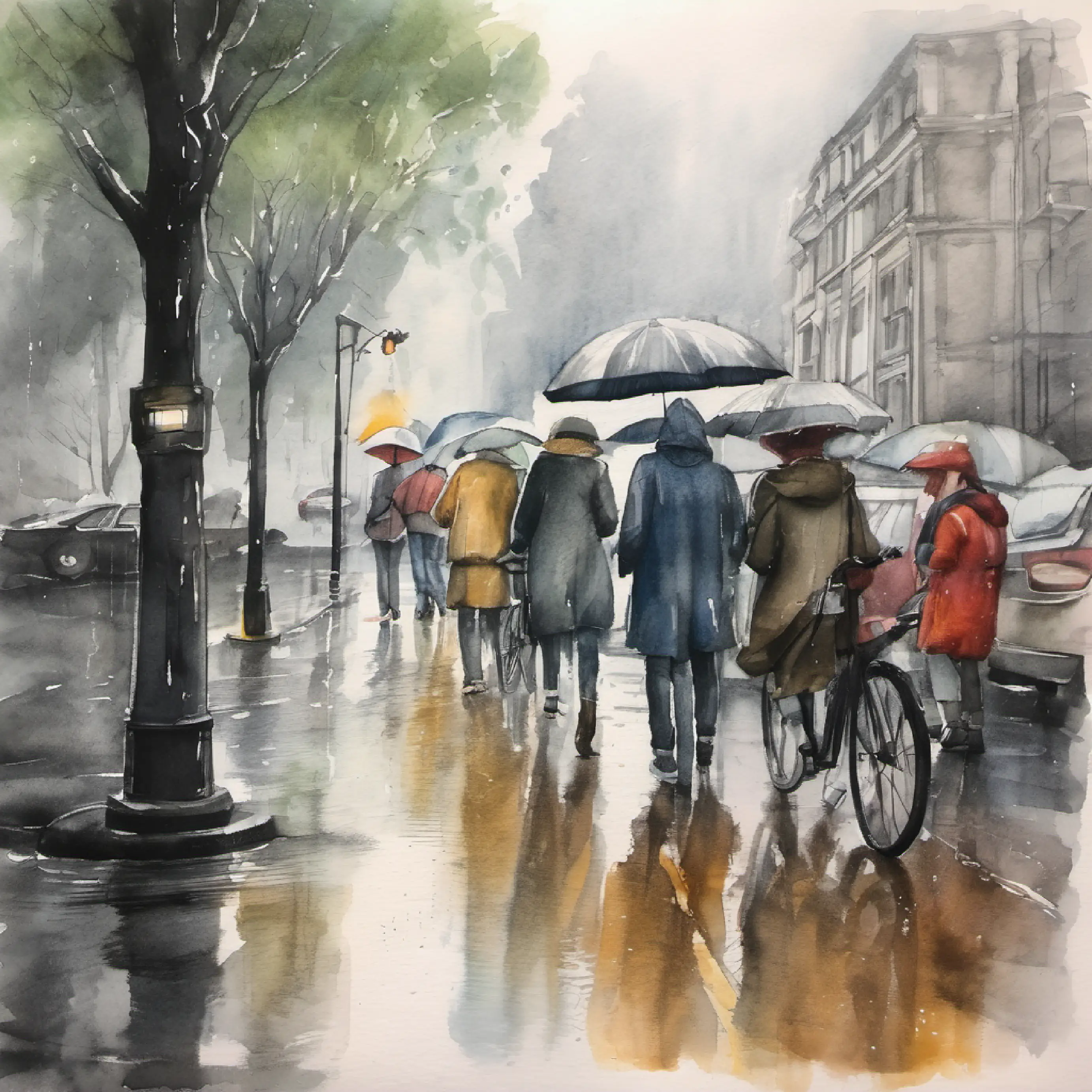 Ignoring advice, the group gets caught in rain; Noah feels regret.