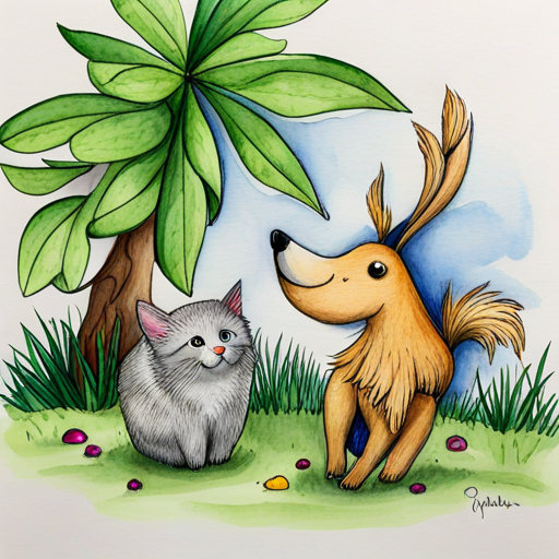 Lily and Nutty become friends in the forest