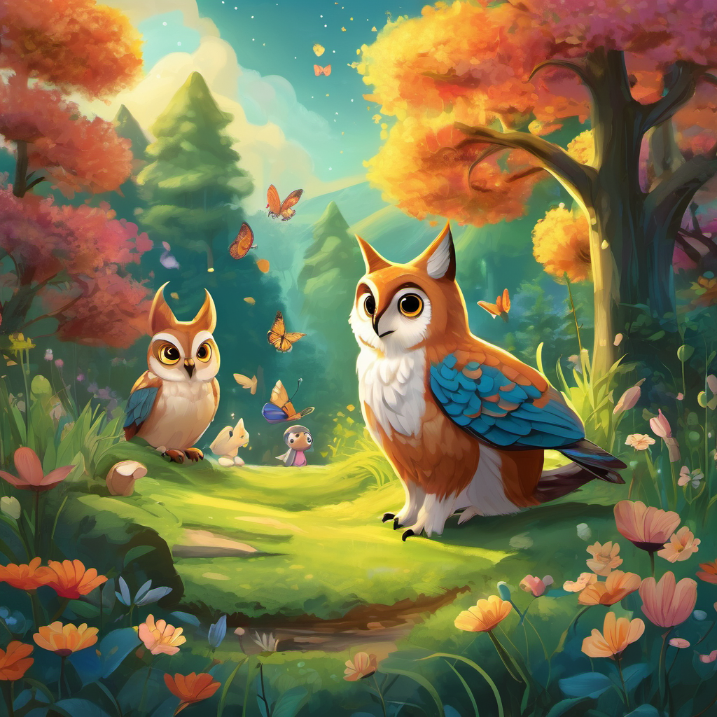 Another night, Lily wished to visit the land of talking animals. With a sprinkle of fairy dust, they found themselves in a whimsical woodland where wise owls, chatty squirrels, and even a singing deer greeted them. One by one, the animals shared their wisdom, teaching Lily the importance of kindness, courage, and patience. Lily felt inspired to protect nature, promising to plant more flowers and trees in her garden to help the animals thrive.