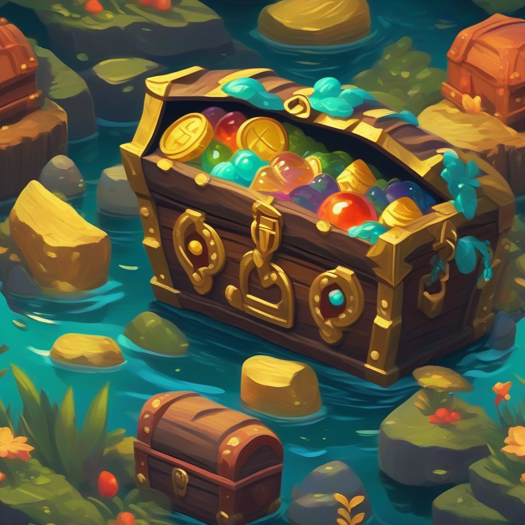 Finding the treasure chest and realizing the value of friendship