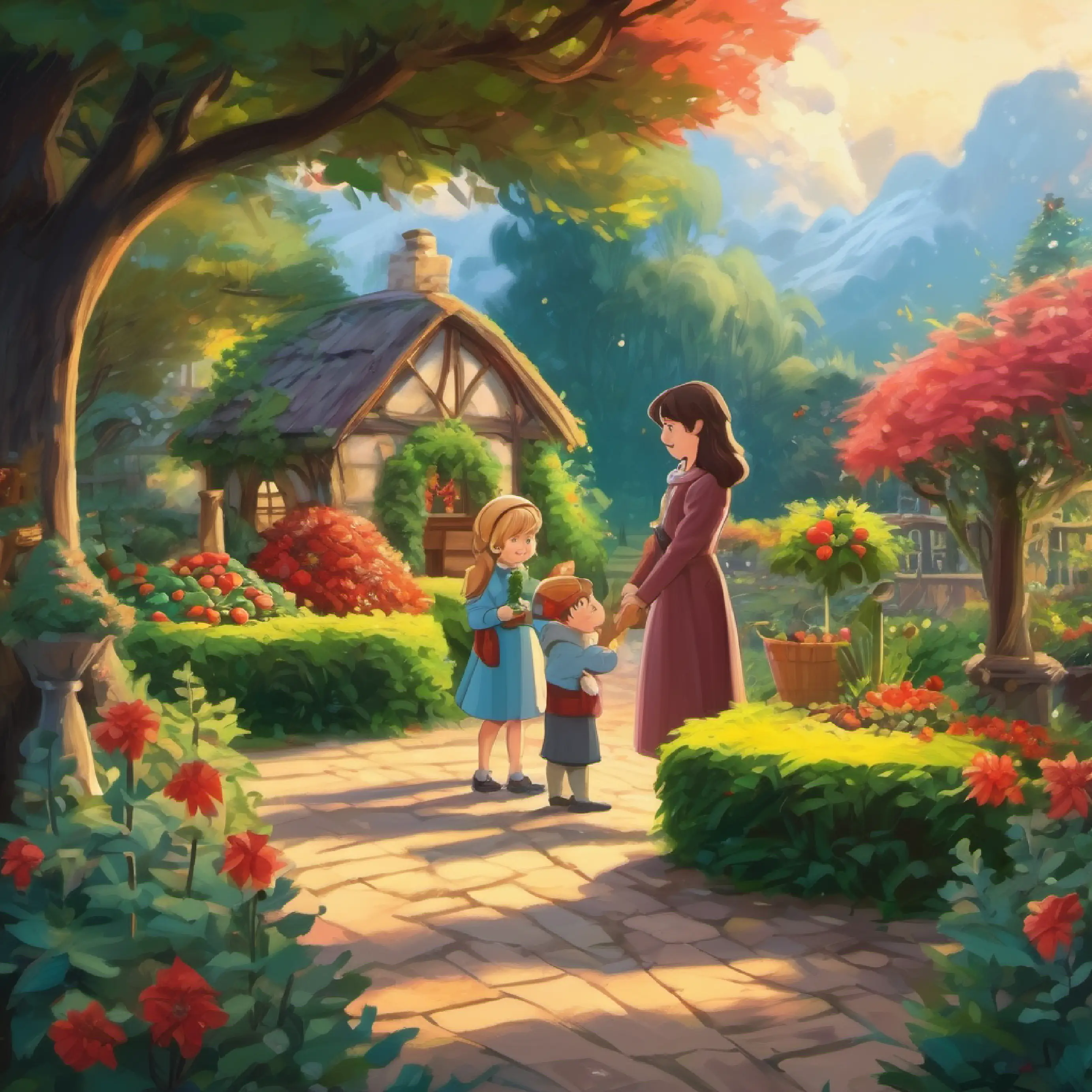 Lucy proposes teamwork to restore the garden.