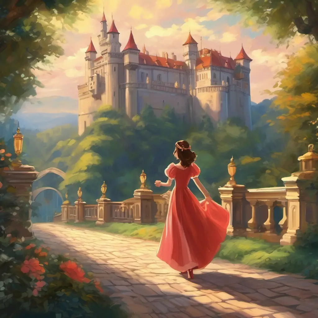 In a beautiful castle, there were twelve princesses who loved to dance and had elegant dresses.