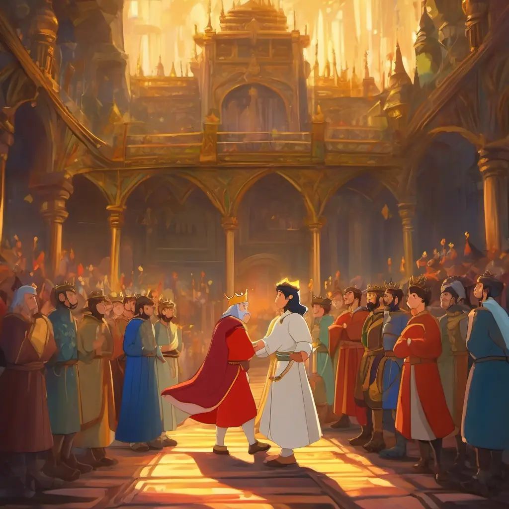 The king invited all the brave princes from his kingdom to solve the secret dance mystery.