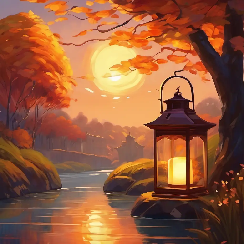 Lantern drifts by music and celebration.