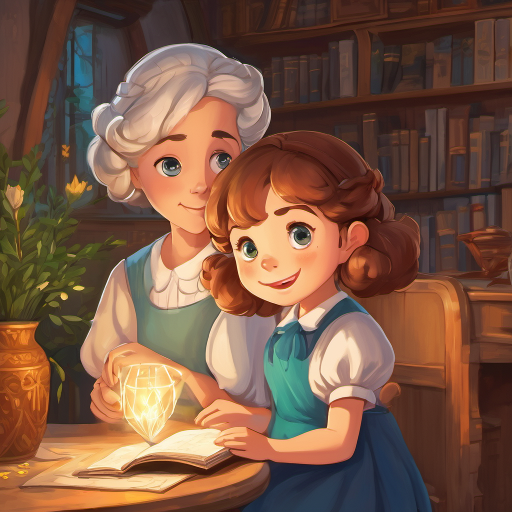 Sophie's wide eyes were fixed on her grandmother, and she eagerly asked, "What were the riddles, Mamie?" With a gleam in her eyes, her grandmother continued, "The first riddle was, 'I can be cracked, made, told, and played. What am I?'"