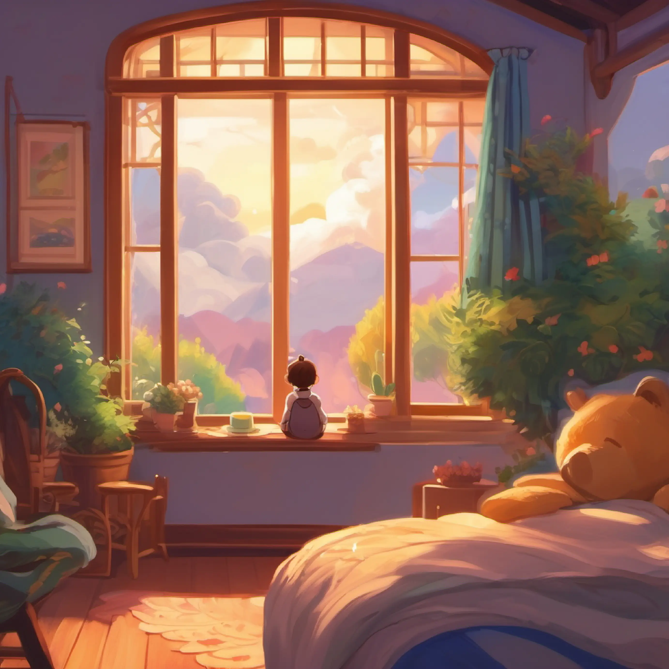Saying goodbye, returning home, and falling asleep with sweet dreams