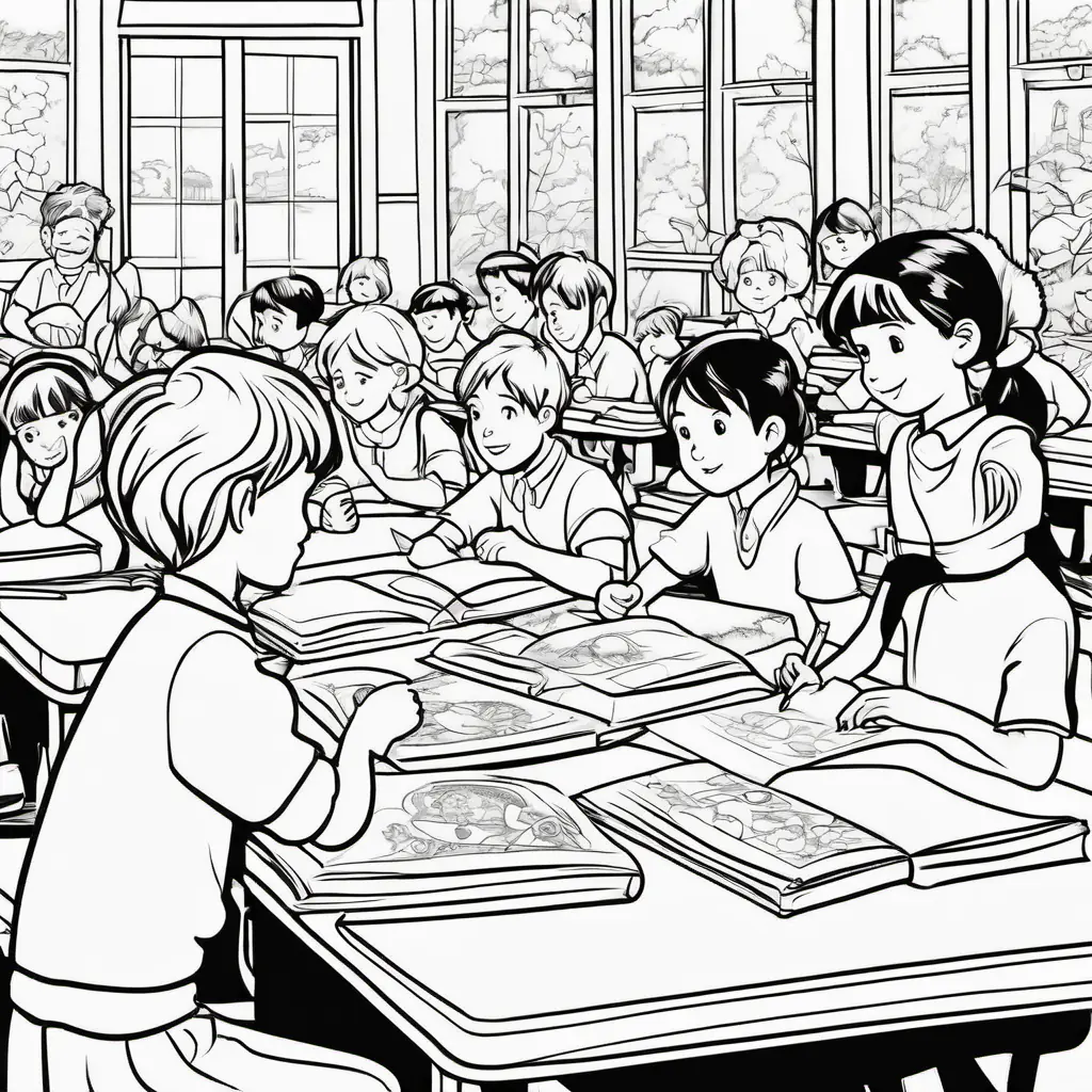 kids in the classroom