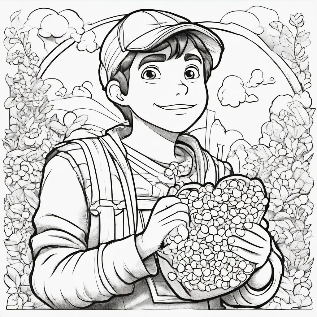 erik holding candy