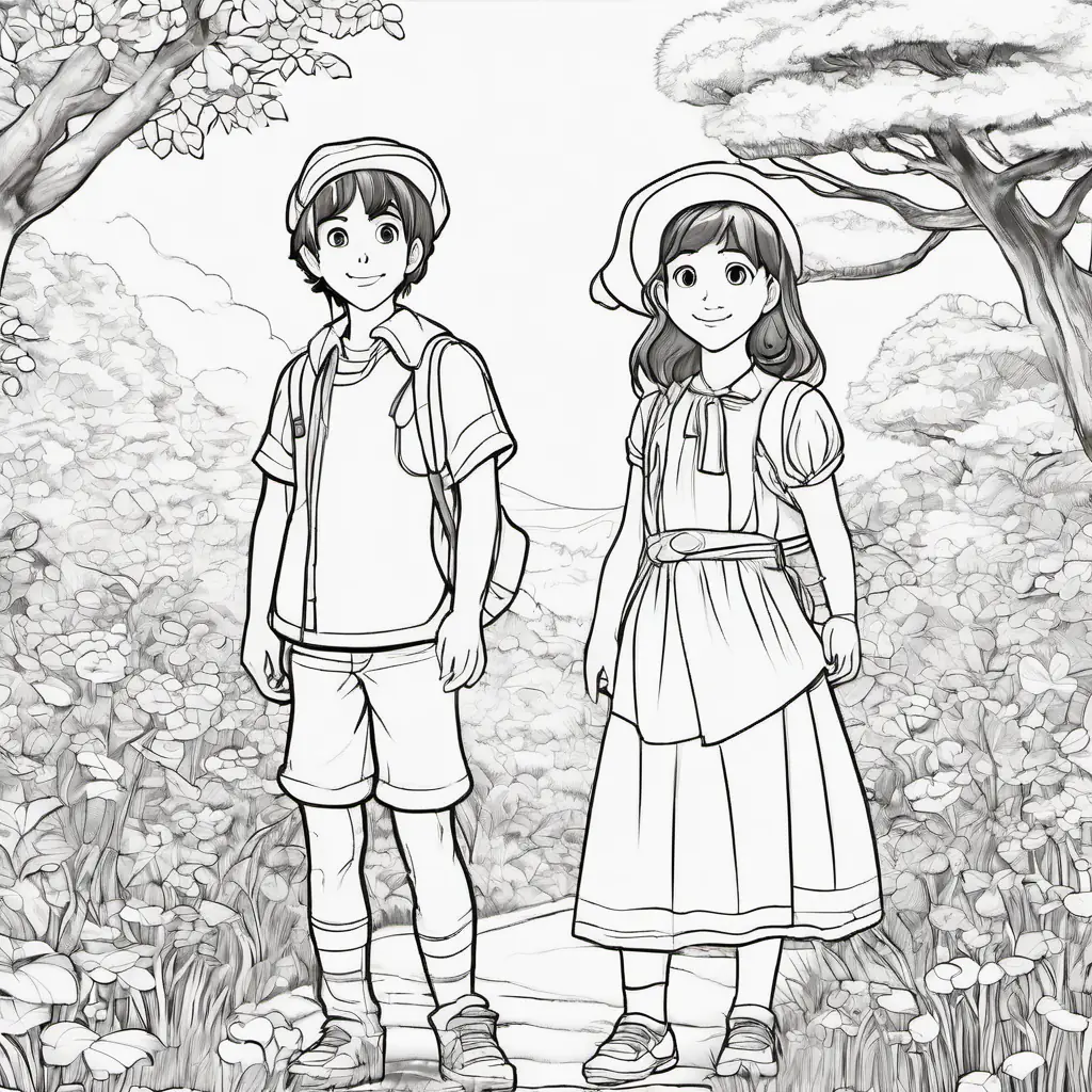 a boy and a girl