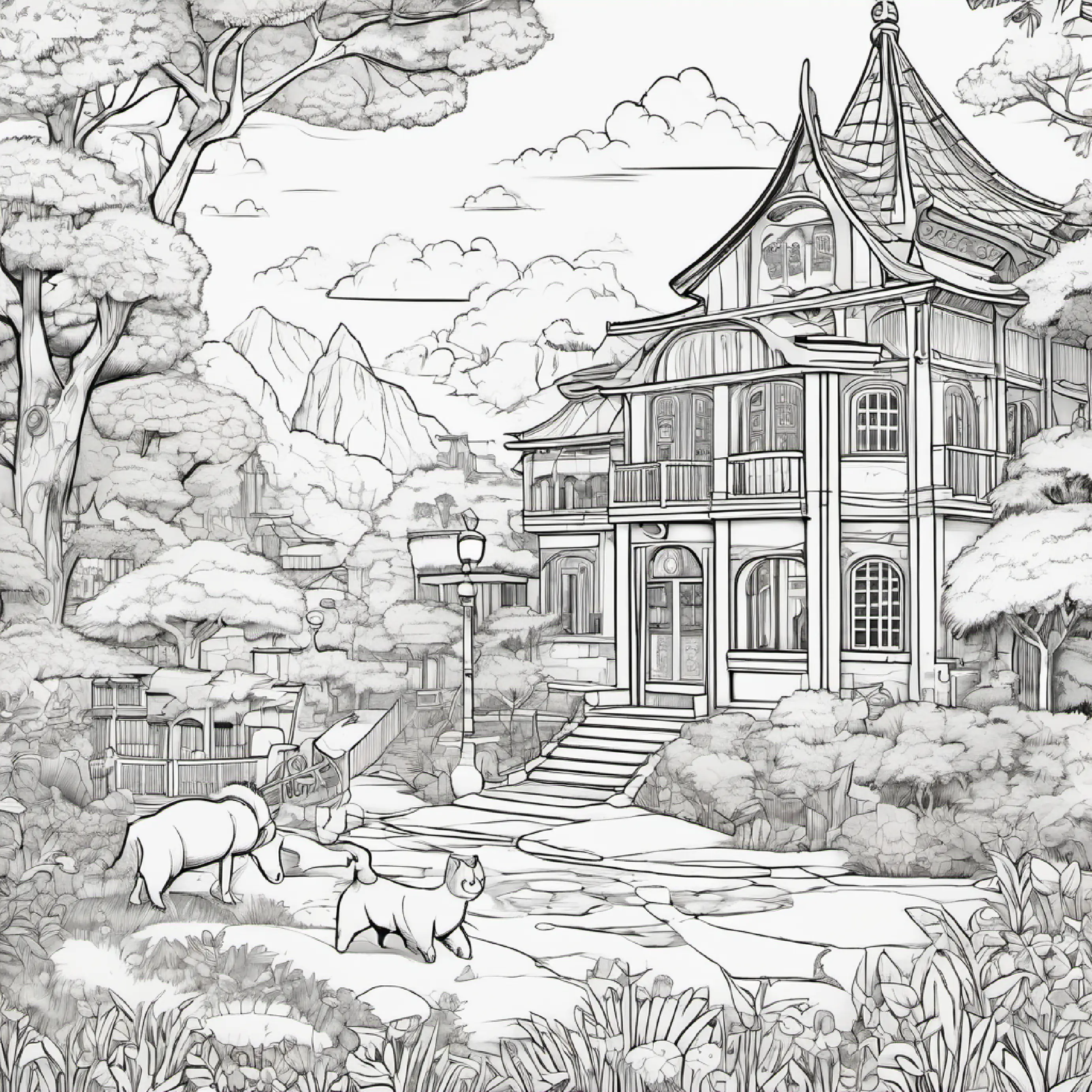 Media as a cure for Sophie's boredom, introduction of animated animals.