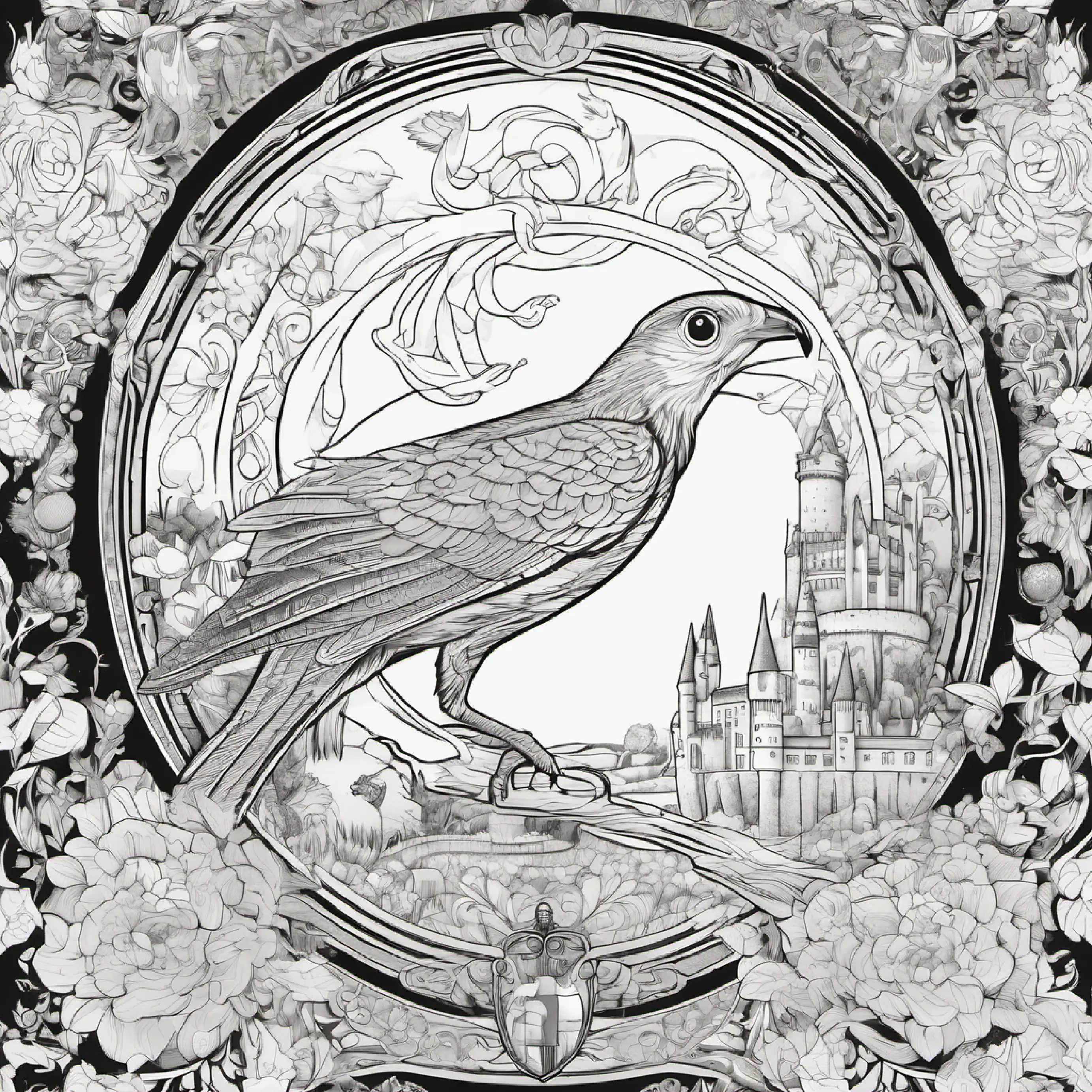 Transition from digital animals to fantastical characters in Harry Potter.