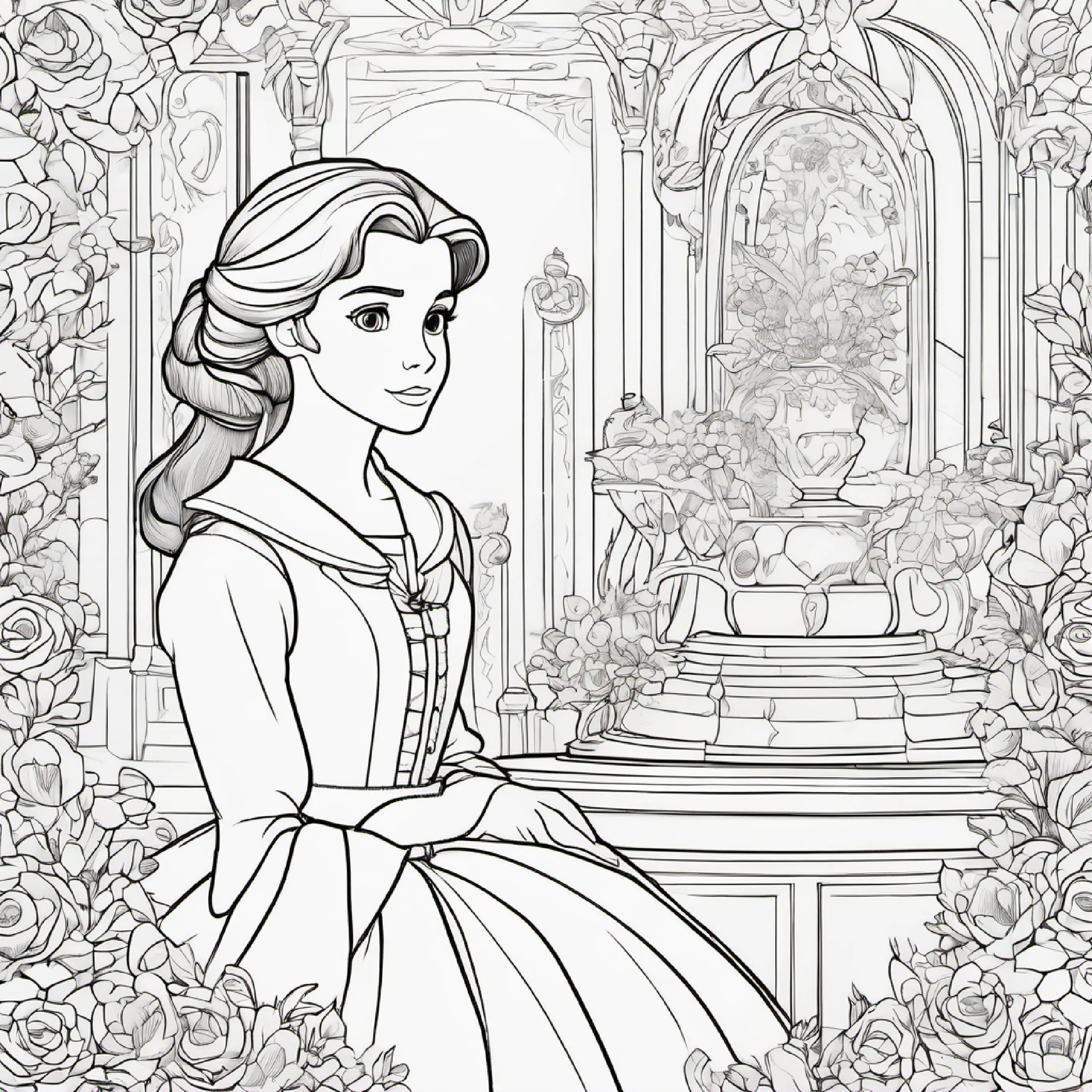 Sophie's fascination with 'Beauty and the Beast' and Emma Watson.