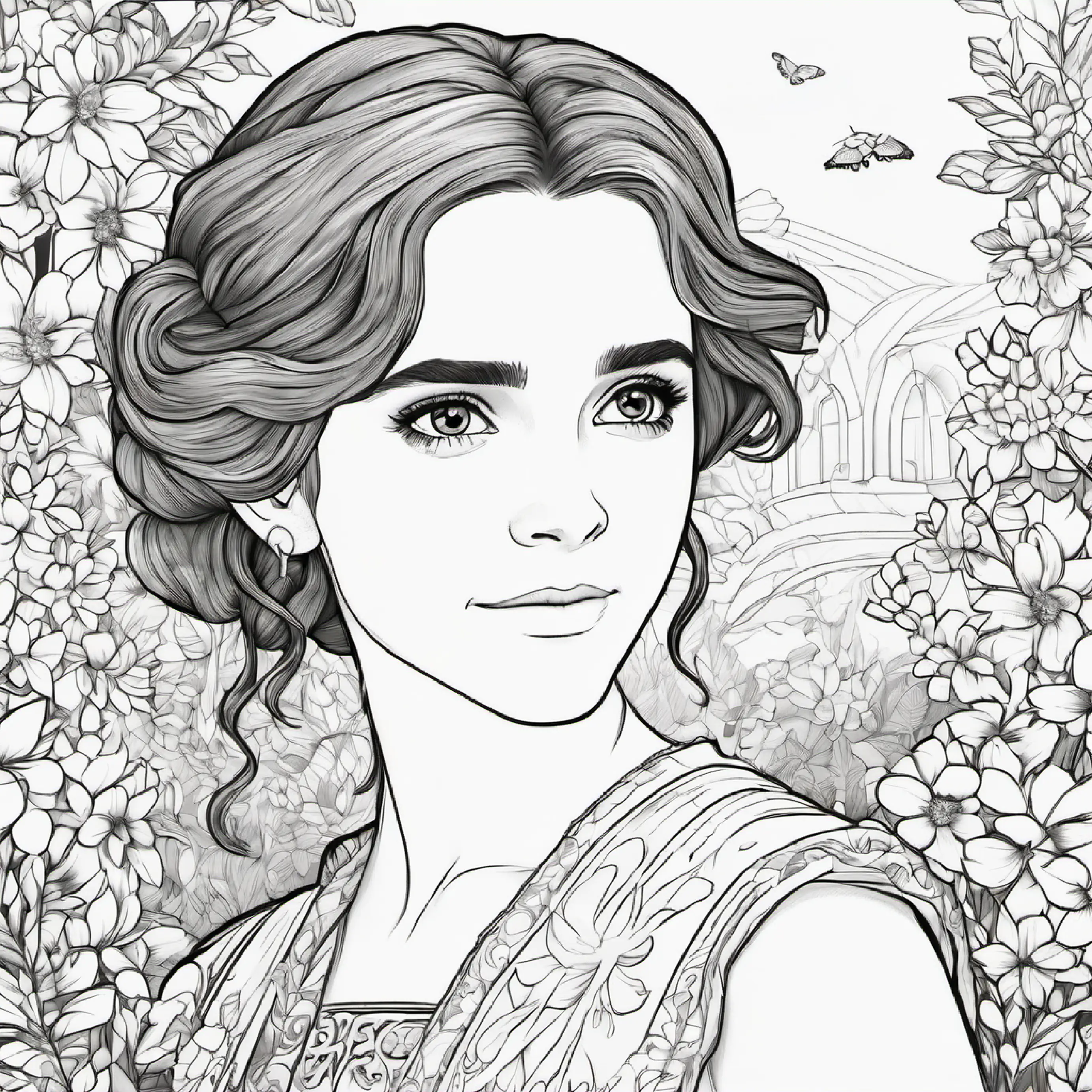 Sophie's idolization of Emma Watson, the princess.