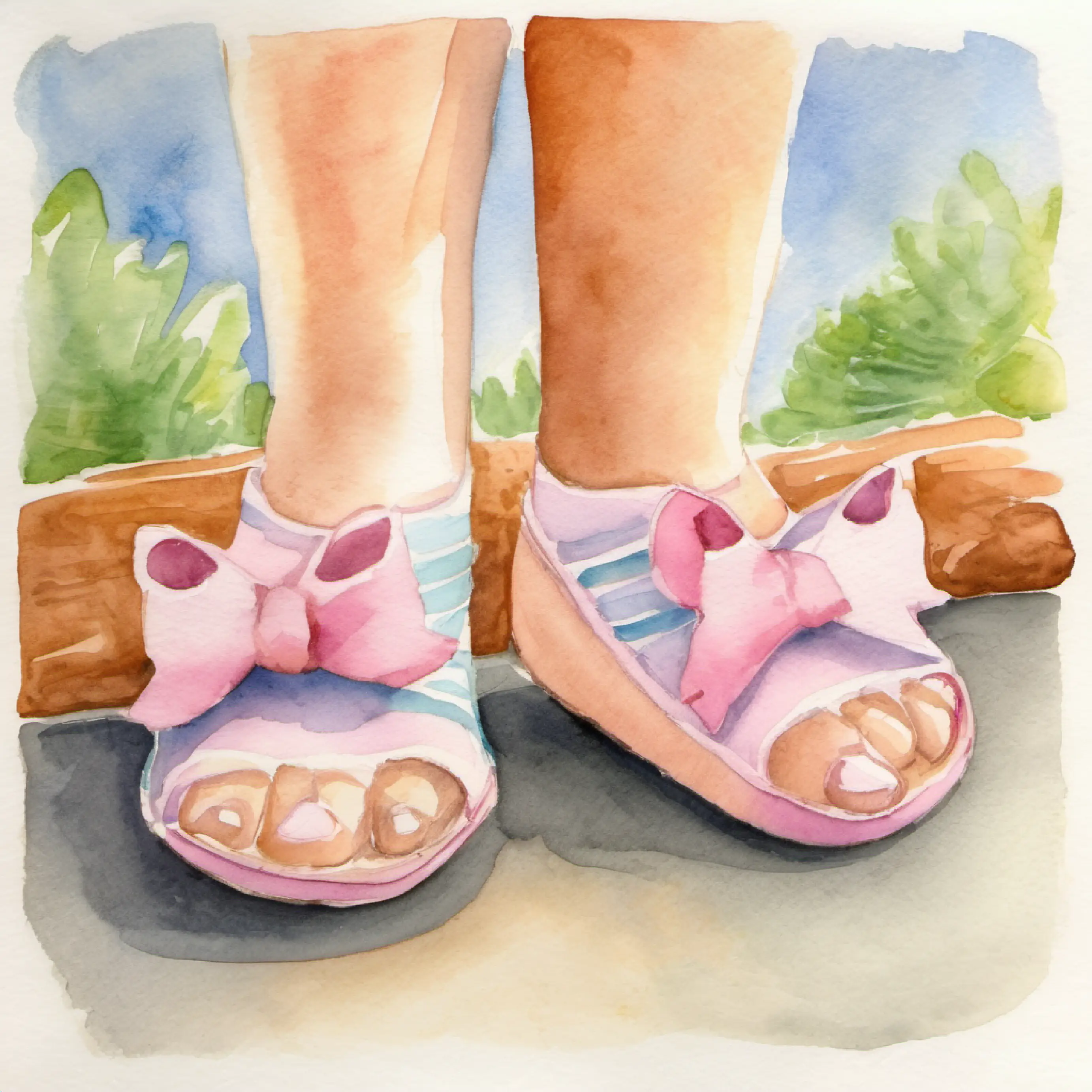 Piggy's mom explains the family trait of three toes symbolizes bravery.