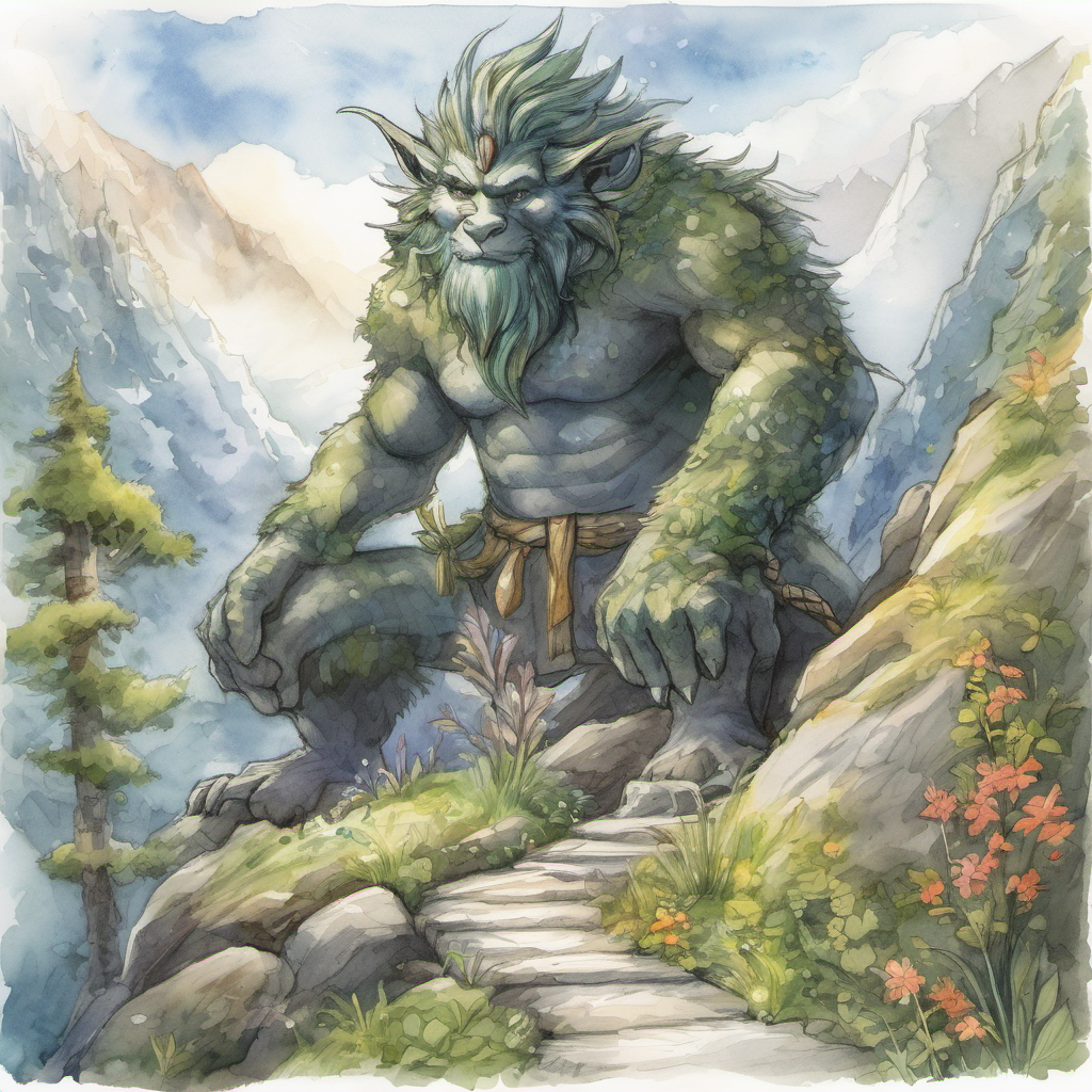 As Sparky reached the summit, he marveled at the breathtaking view. Not only had he conquered Dragon Mountain, but his courage had soared above the clouds. He felt a newfound confidence beginning to blossom within him. Next, Sparky ventured into the Enchanted Forest, a place filled with mysterious creatures and magical beings. On his path, he encountered a massive troll blocking the way to the enchanted waterfall. The troll was known for his mighty strength and intimidating presence.