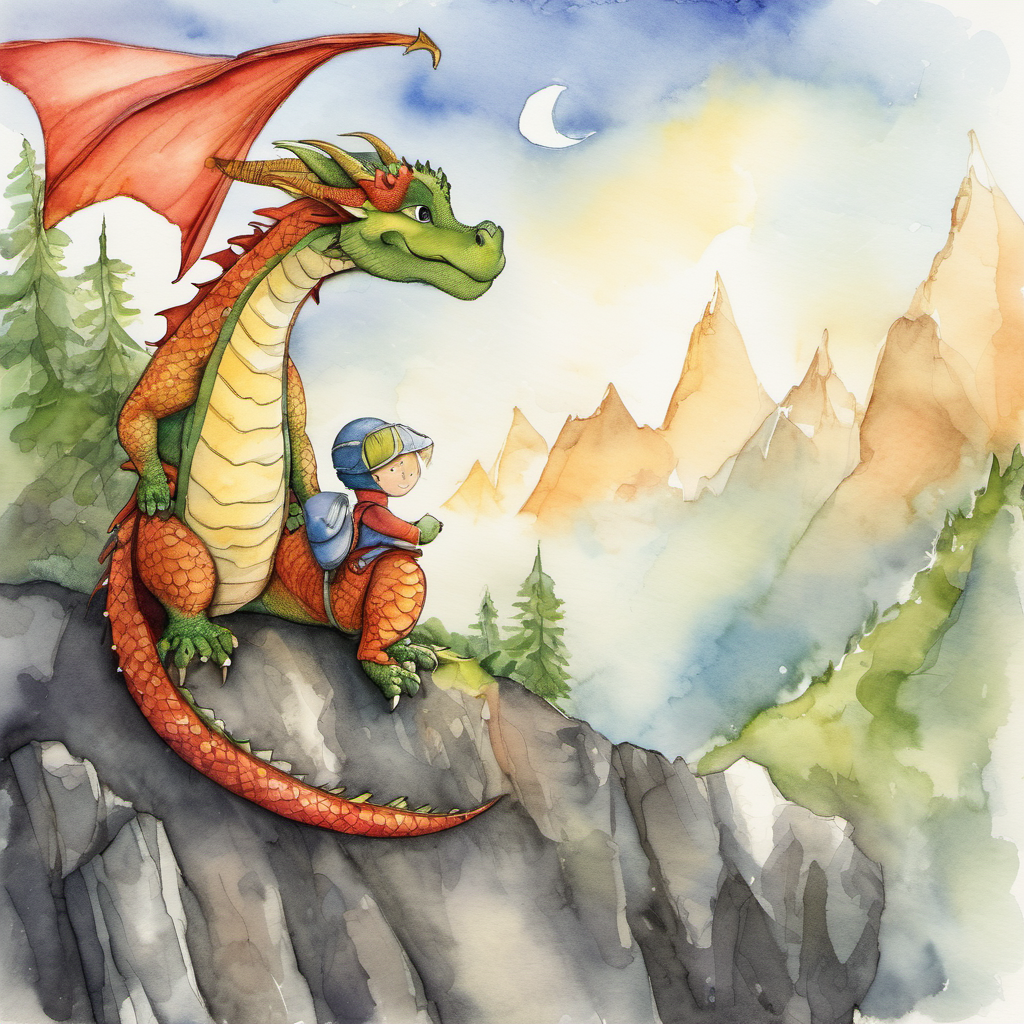 And so, the story of Sparky the little dragon who set out on a big quest taught us all that even the smallest creatures can achieve extraordinary things. With a heart full of courage and confidence, we can conquer any mountain, melt even the coldest hearts, and inspire those around us to believe in themselves.