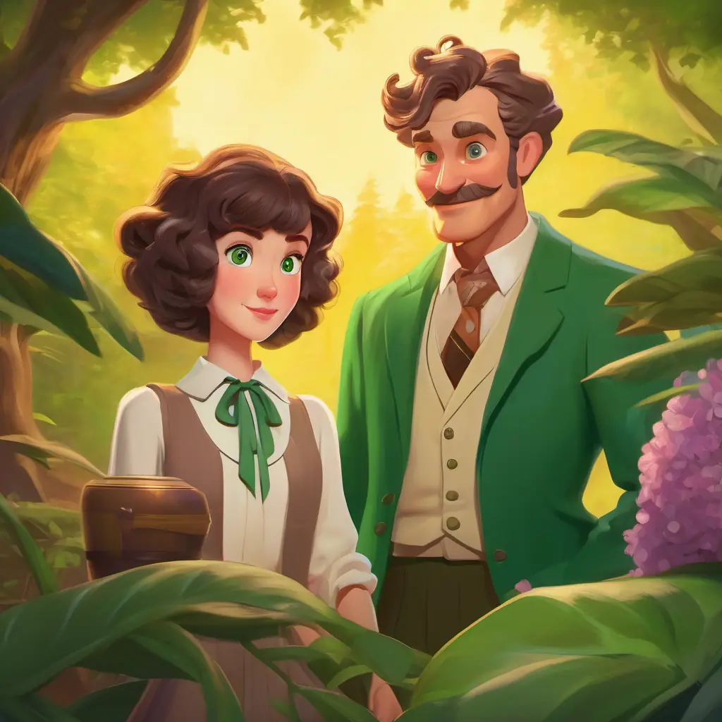 Mr. Van Bone and Constance has short curly hair, green eyes, and fair skin find their hidden powers.