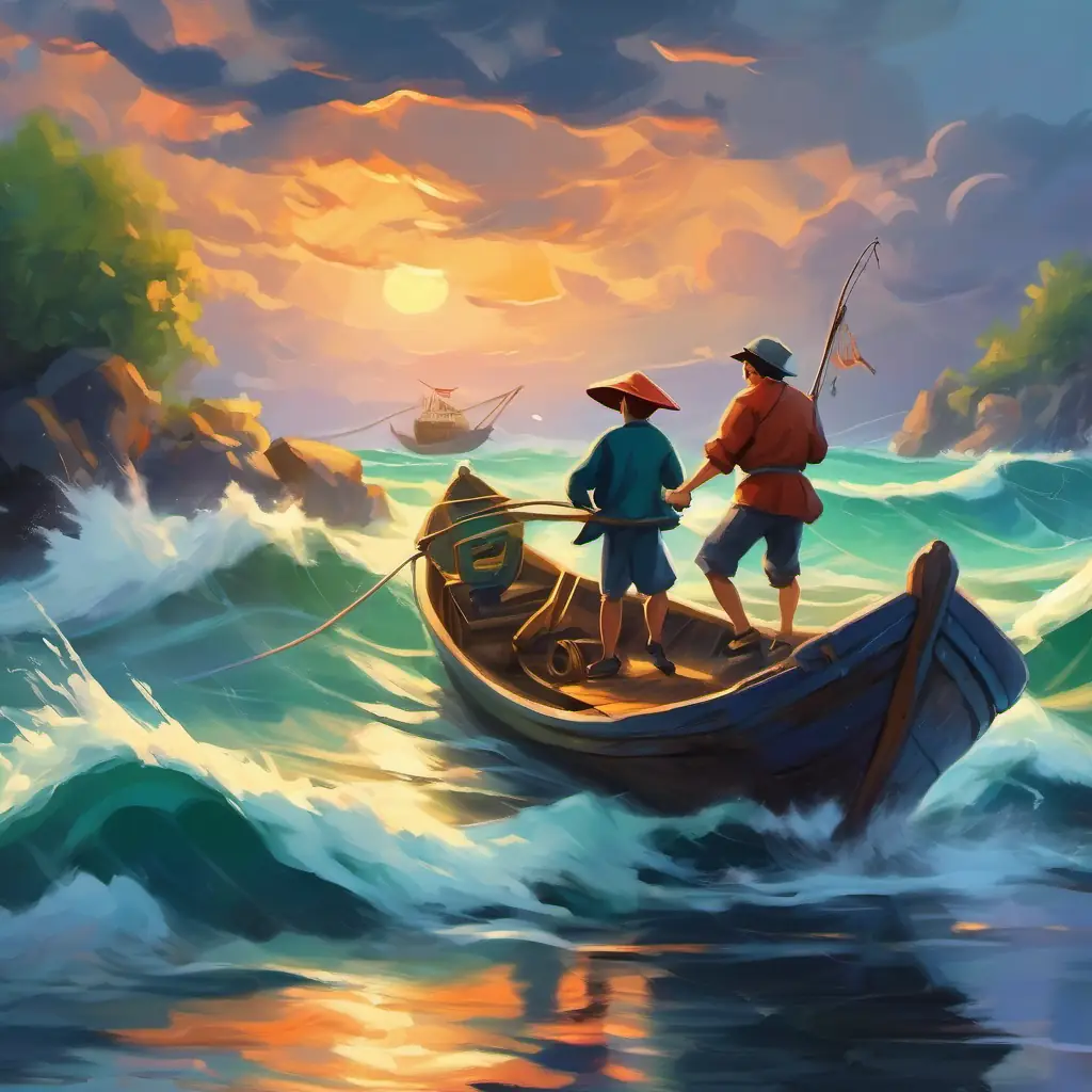 Their dance rescues fishermen from a storm.