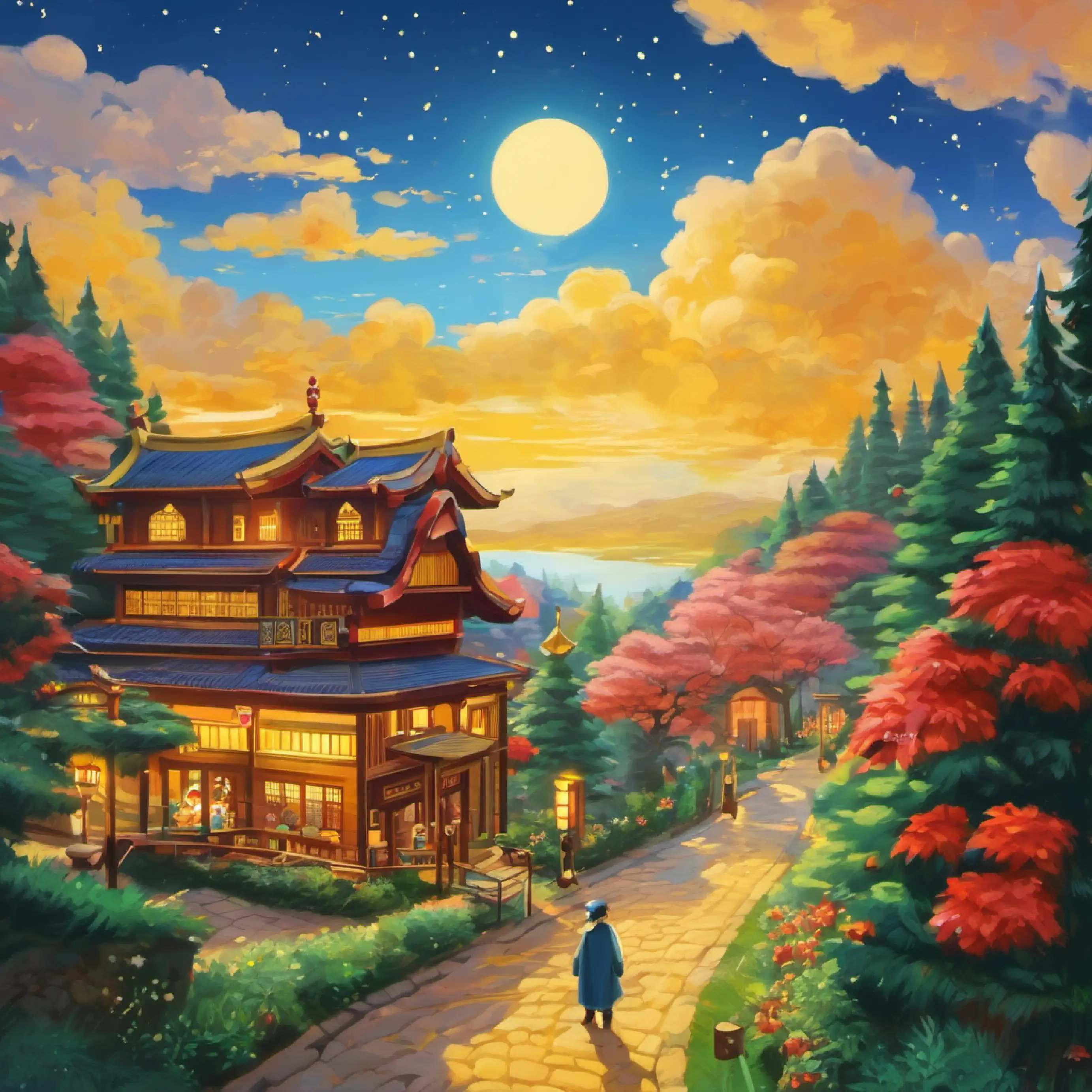 黄色的小狗，棕色眼睛和五颜六色的小狗，各种眼睛颜色们一起放学后回家的场景。